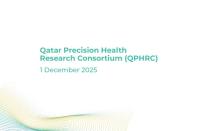 Qatar Precision Health  Research Consortium (QPHRC)
